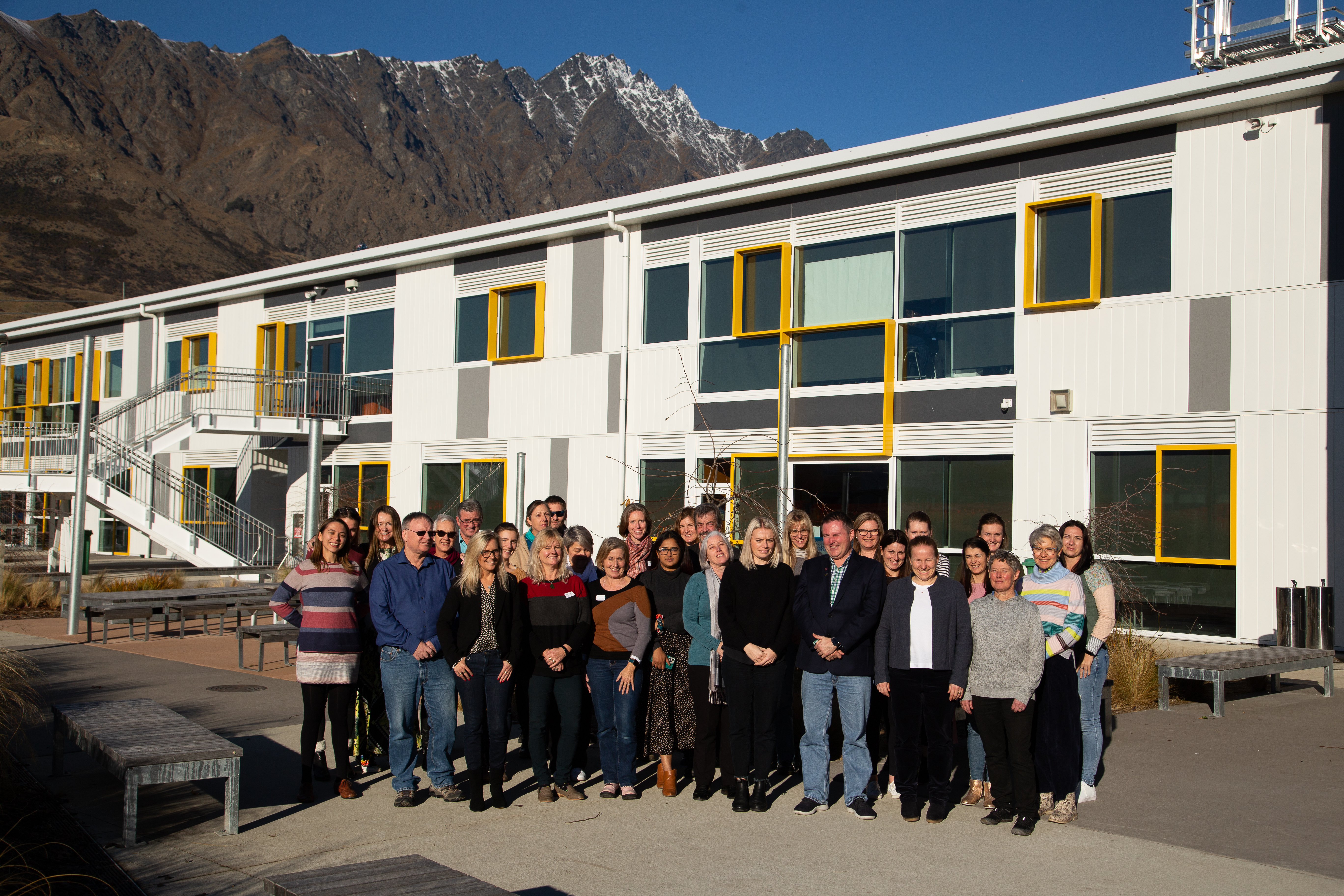 Teachers and speakers at Wakatipu High School 21st June 2021